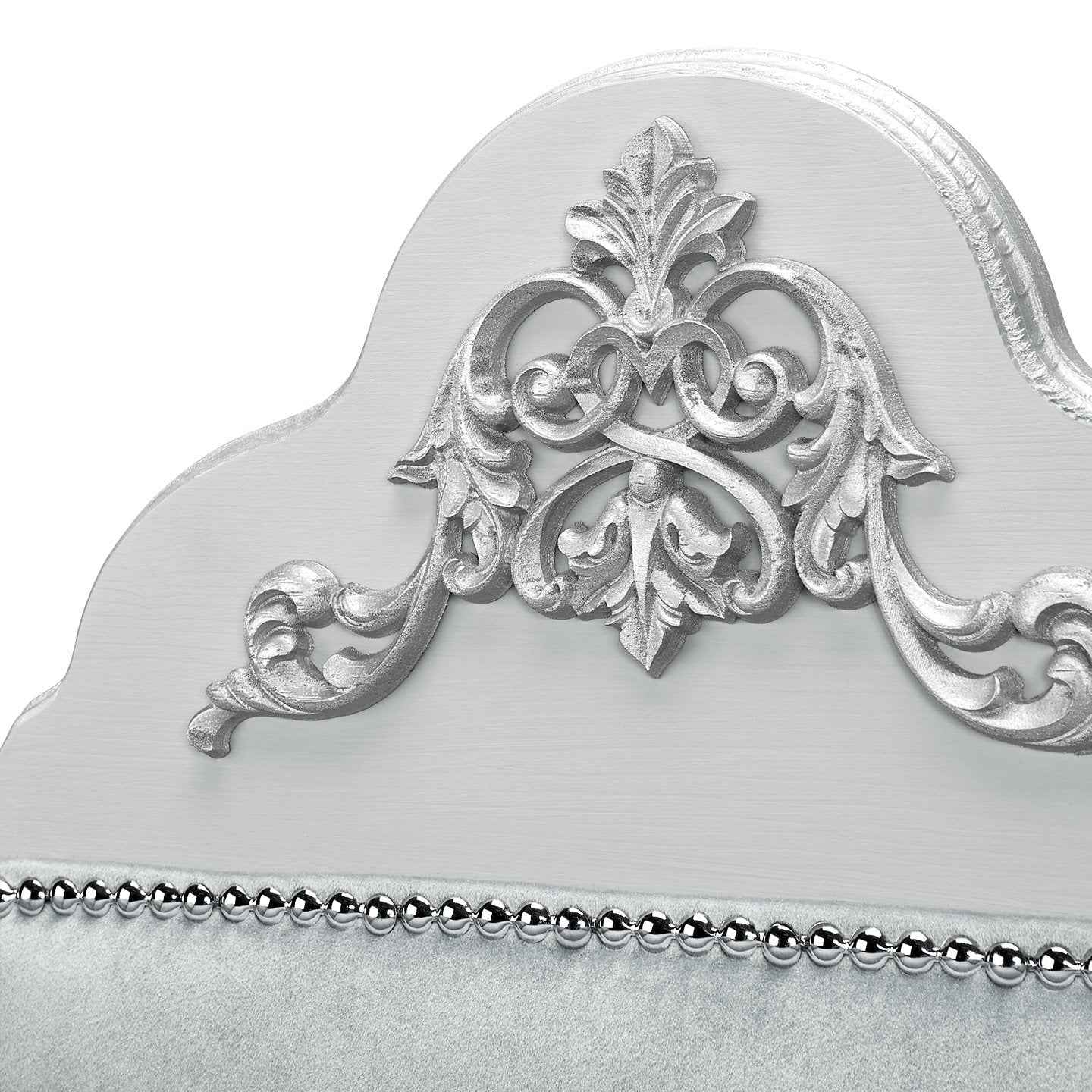 Grace Kelly Silver Dog Bed