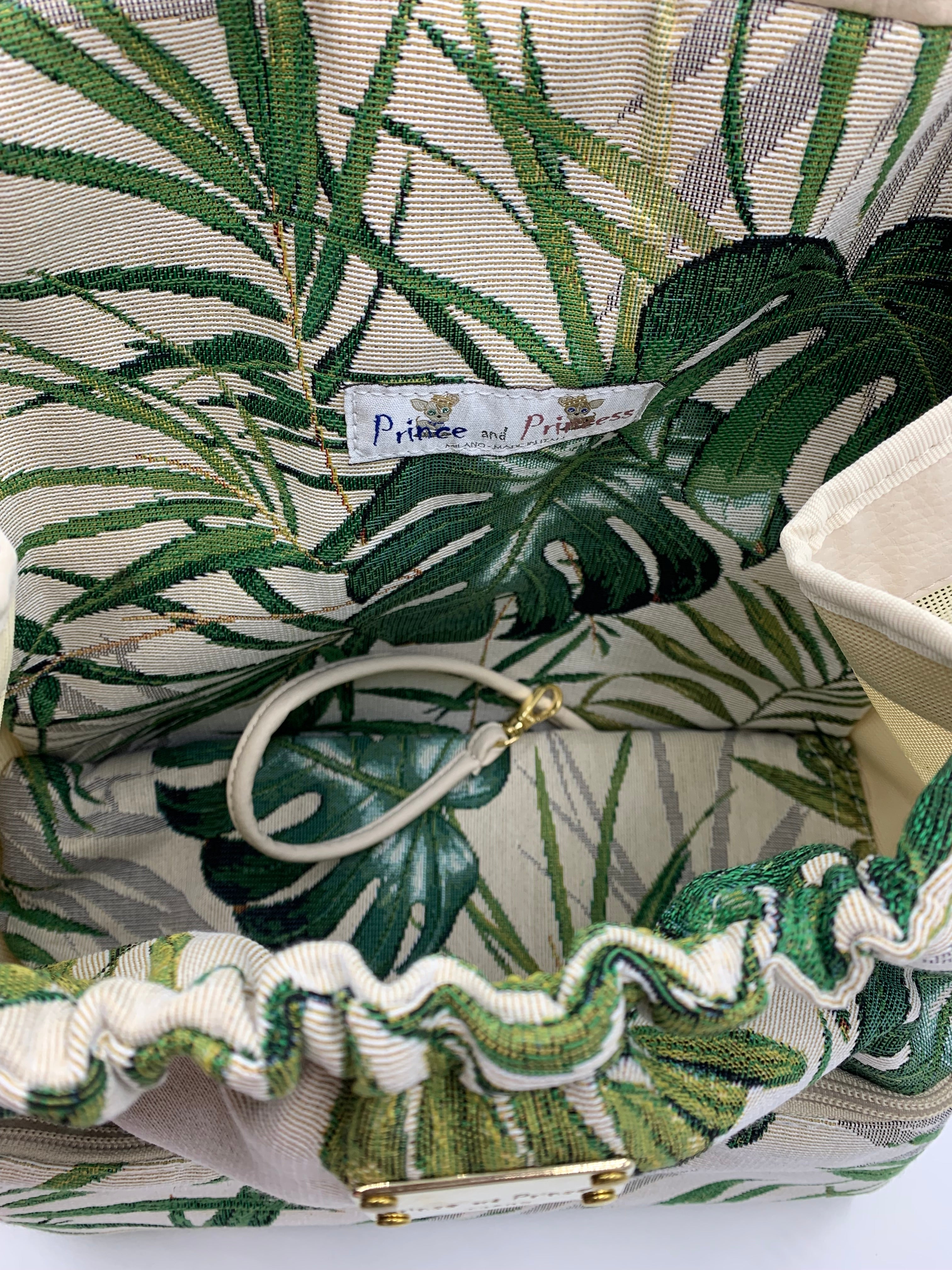 Dog Pouch Carrier - Palms