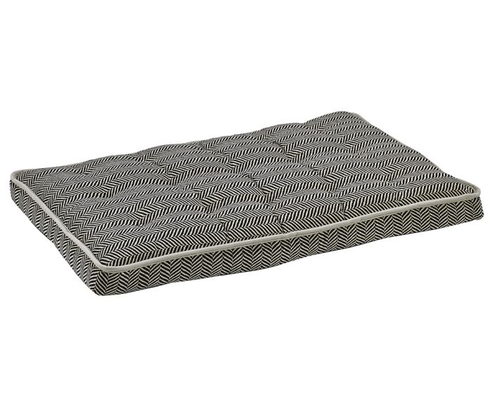Luxury Crate Mattress Taupe Herringbone