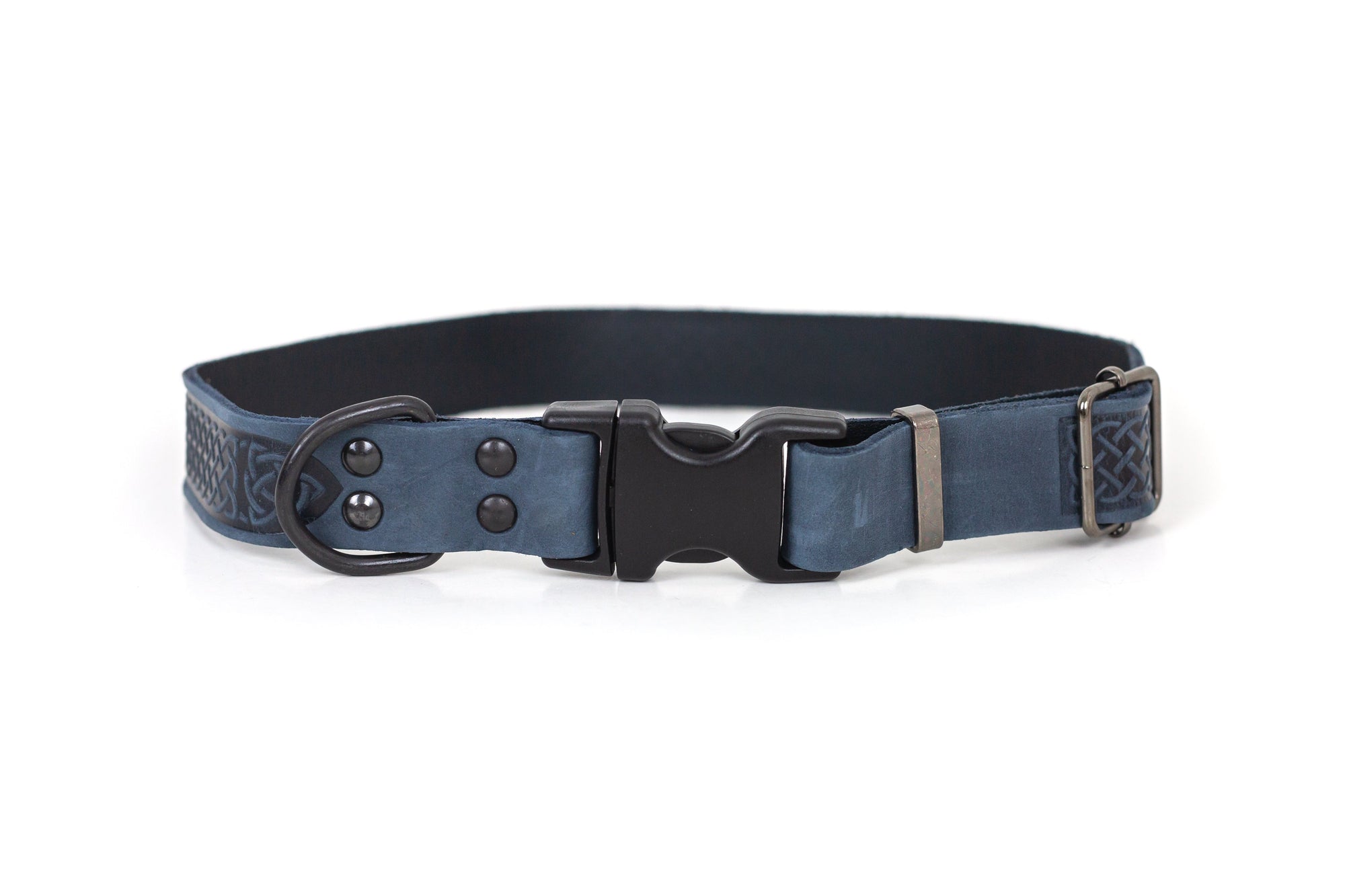 Euro-Dog Celtic Sport Quick-Release Leather Dog Collar