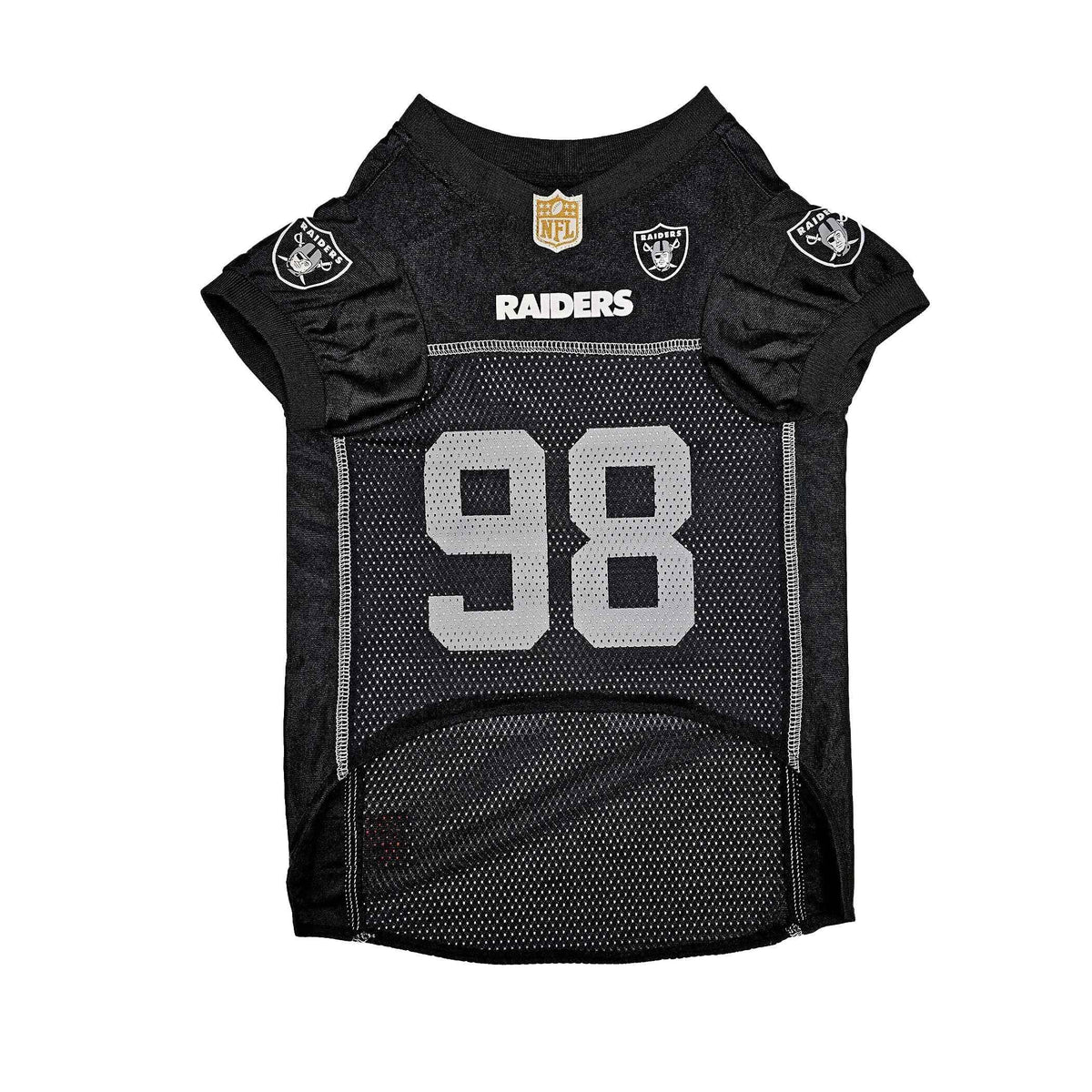 NFL Las Vegas Raiders Maxx Crosby Striped Mesh Pet Jersey
