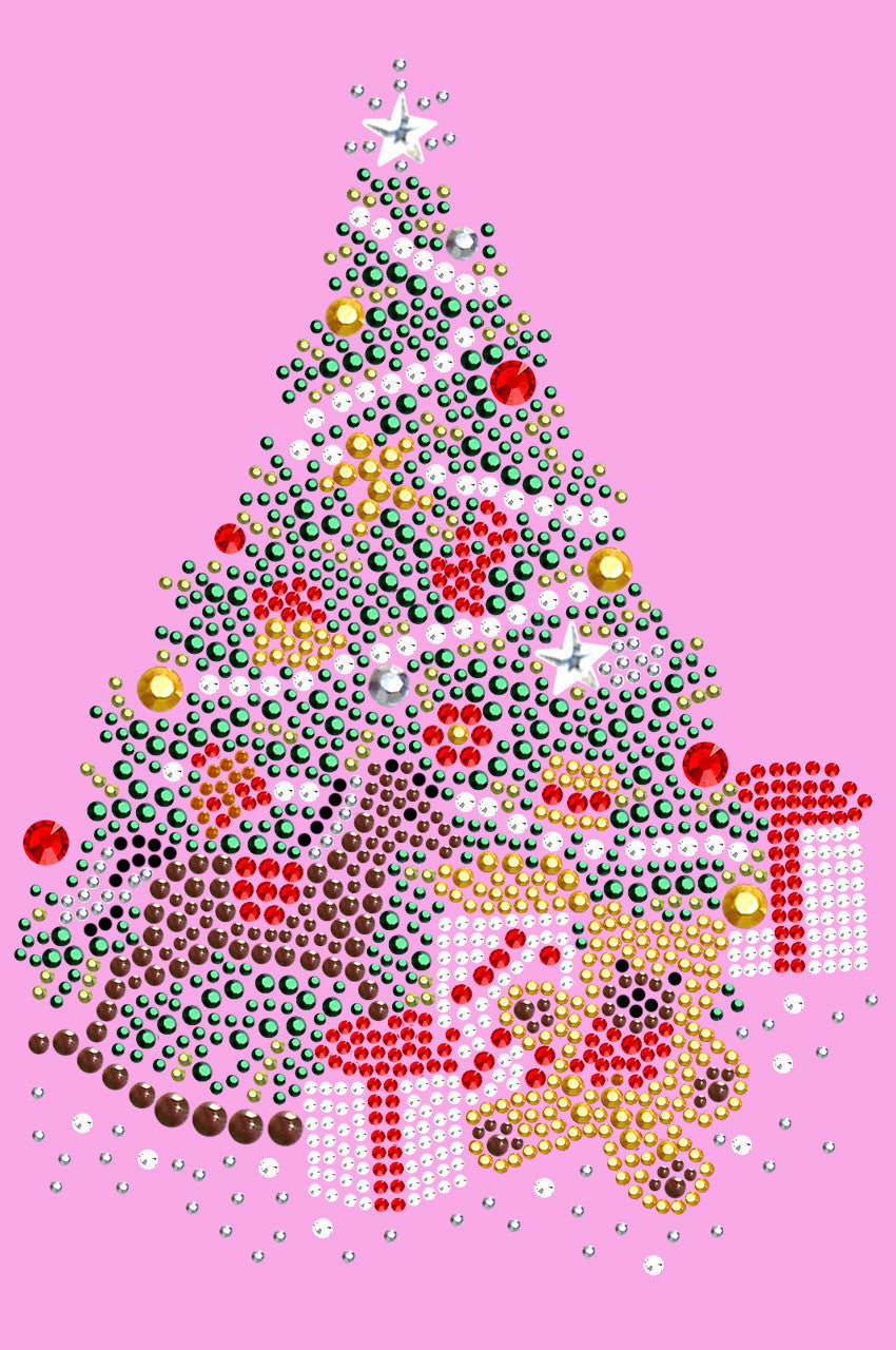 Christmas Tree 2 with Teddy Bear - Womens T-shirt