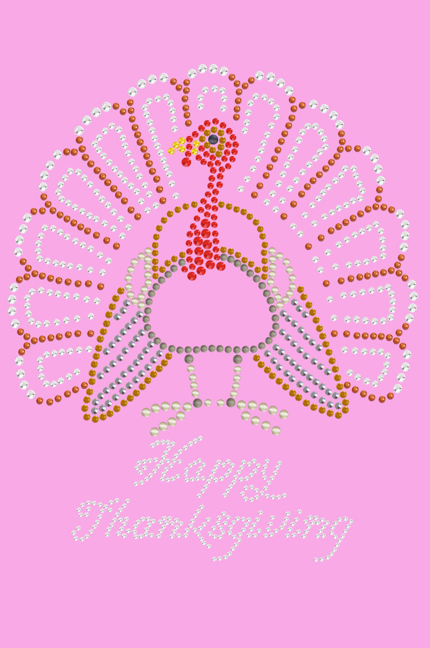 Happy Thanksgiving Turkey 2 - Womens T-shirt