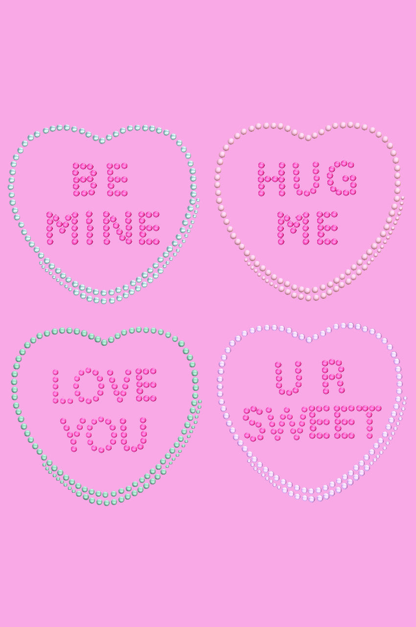 Candy Conversation Hearts - Women's T-shirt