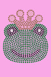 Frog with Pink Crown - Womens T-shirt