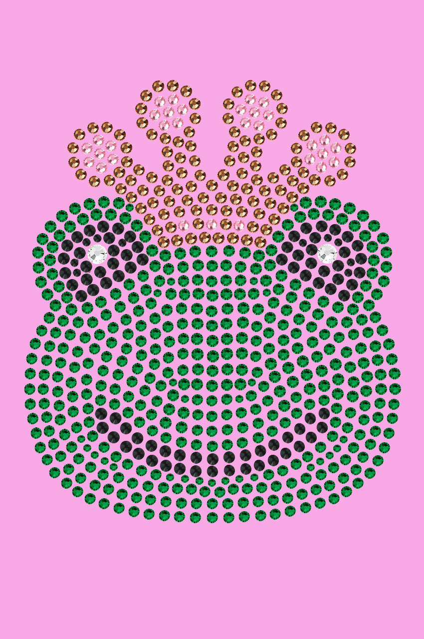 Frog with Pink Crown - Womens T-shirt