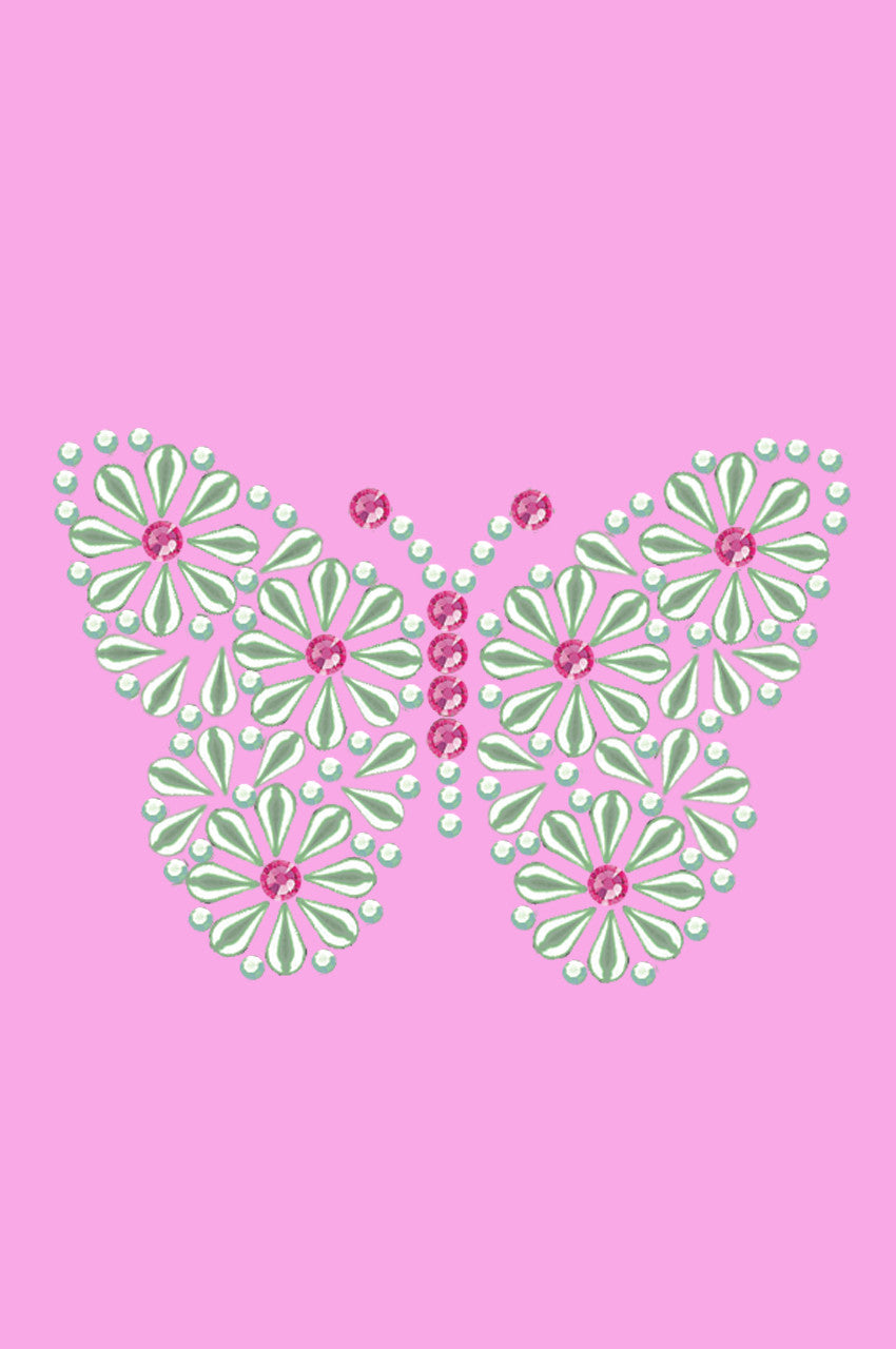 Green Nailhead Butterfly - Women's T-shirt