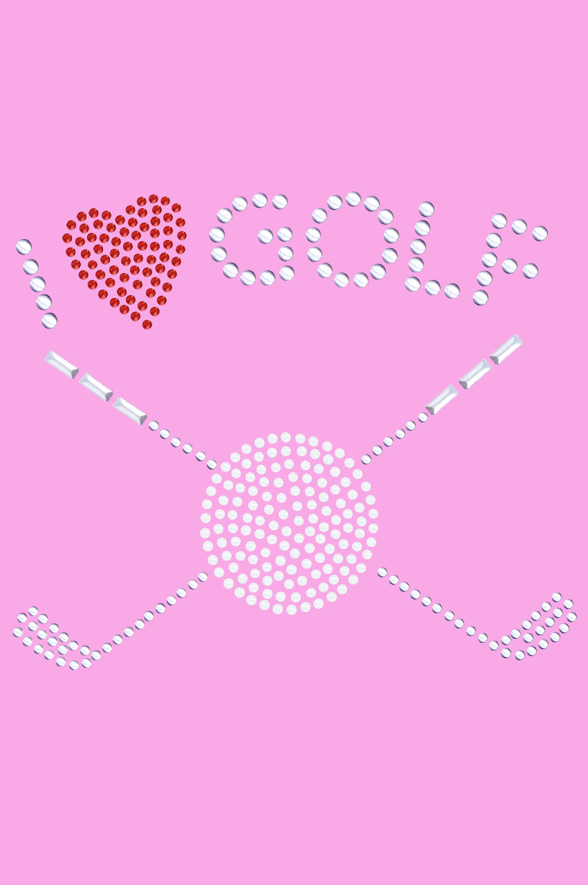 I Love Golf (Small) - Womens Tee