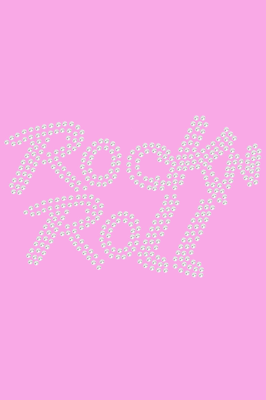Rock n Roll (Rhinestone) - Womens T-shirt