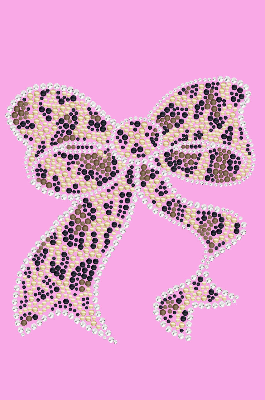 Bow (Leopard) - Womens T-shirt