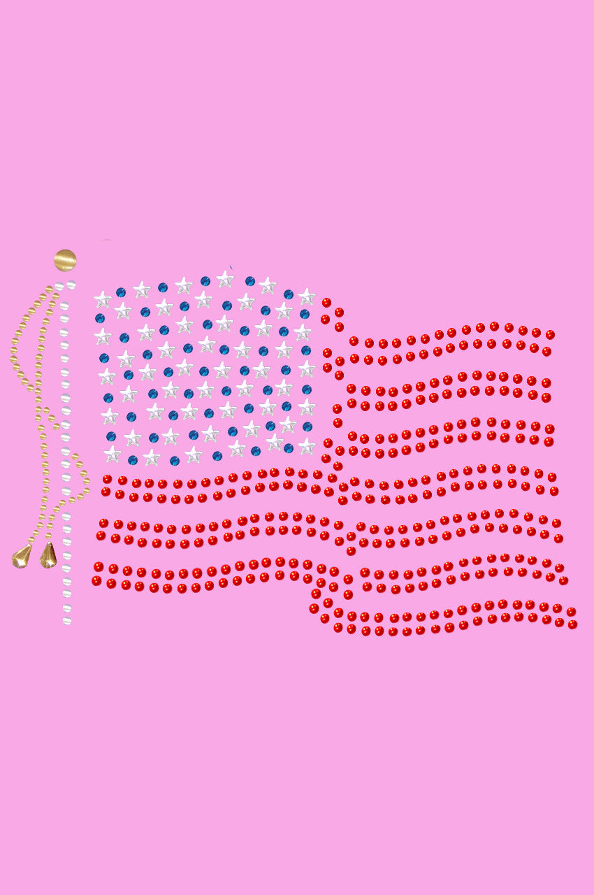 USA Flag - Womens T-shirt