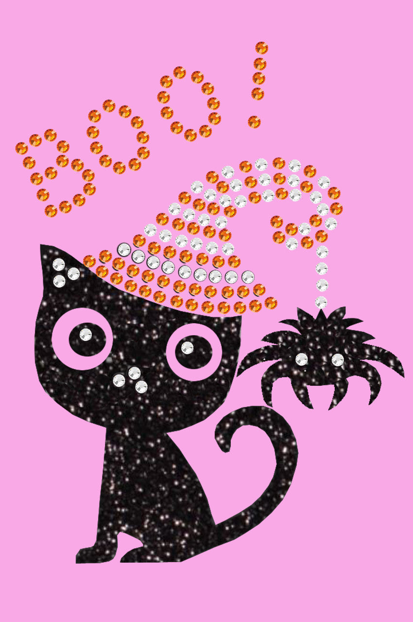 Cat with Spider Hat - Womens T-shirt