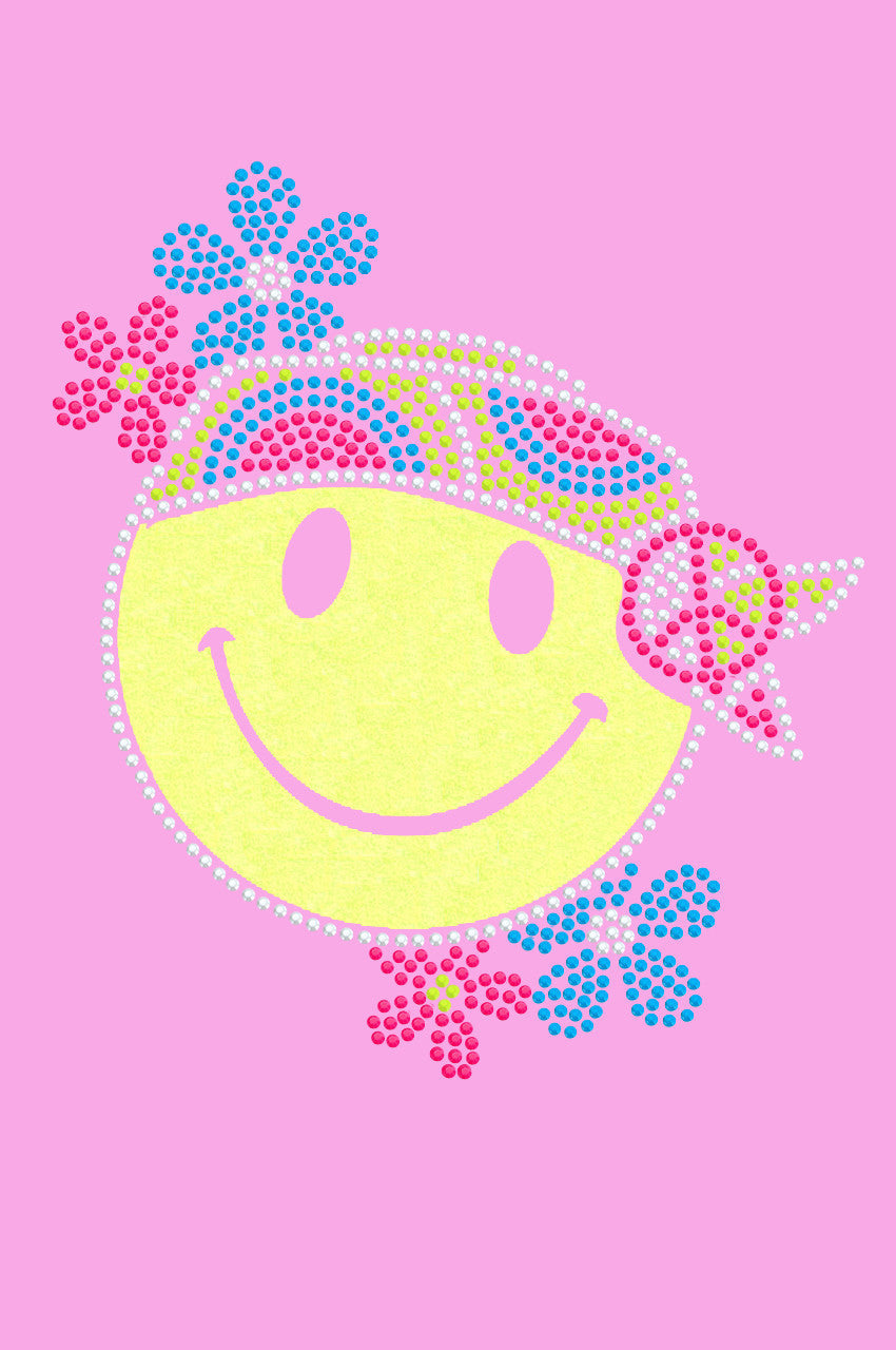 Happy Face Hippy - Womens T-shirt