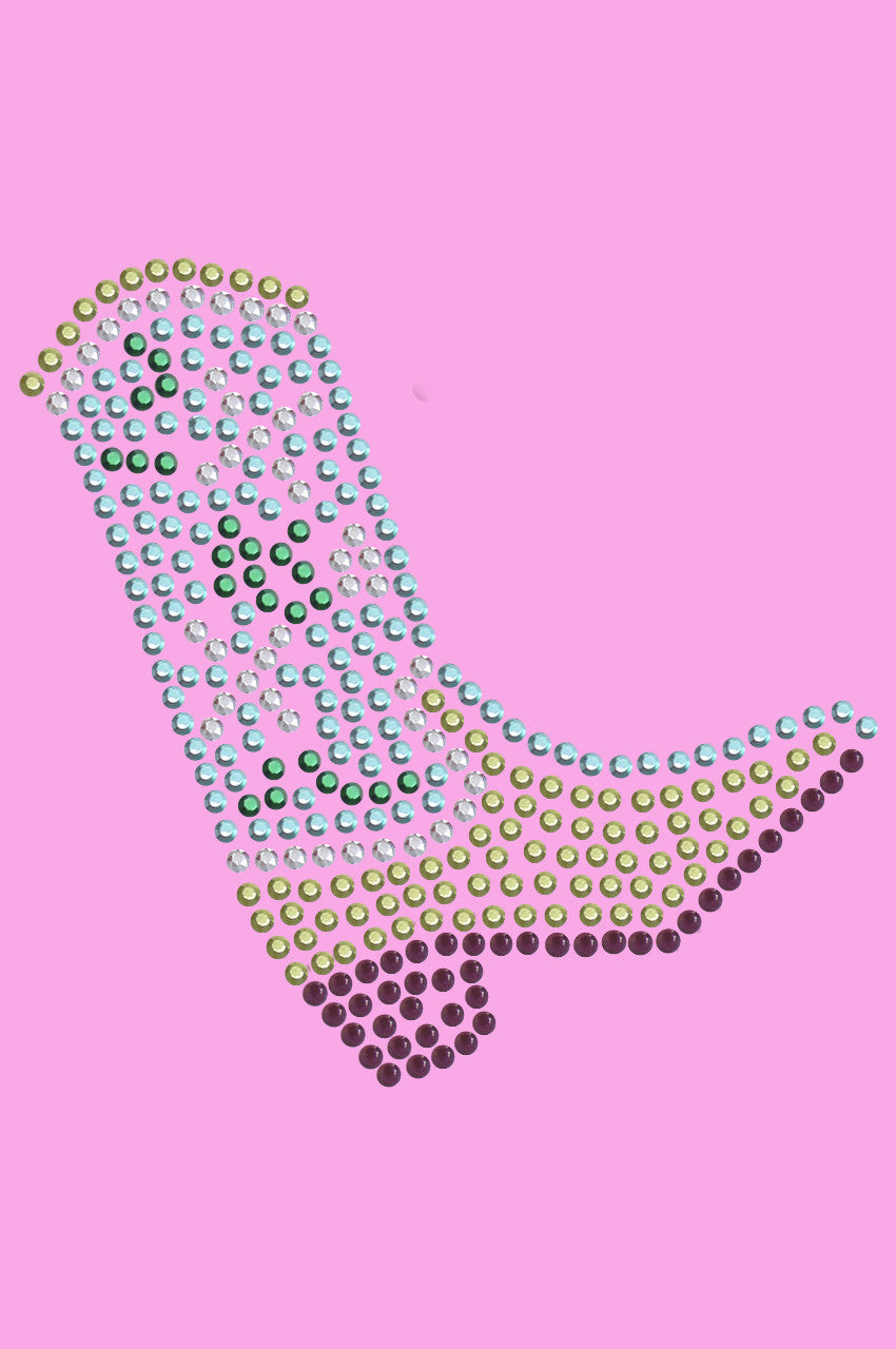 Boot (Green & Turquoise) - Women's T-shirt