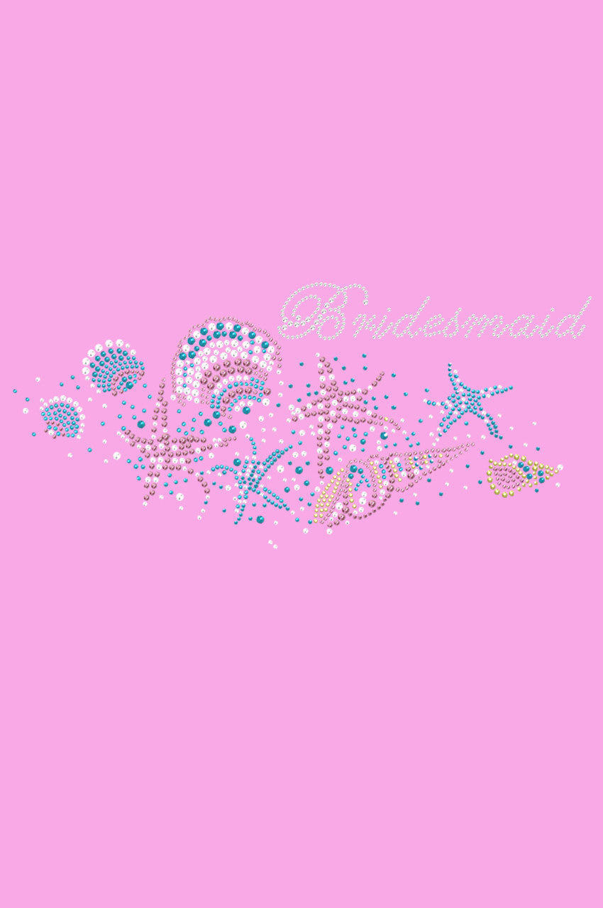 Bridesmaid with Seashells- Women's T-shirt