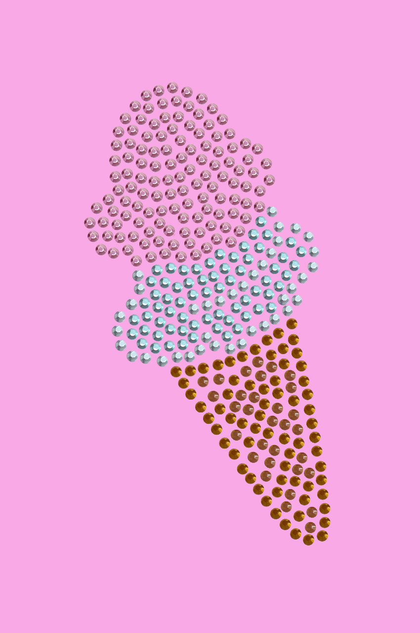 Ice Cream Cone - Double Dip - Womens T-shirt