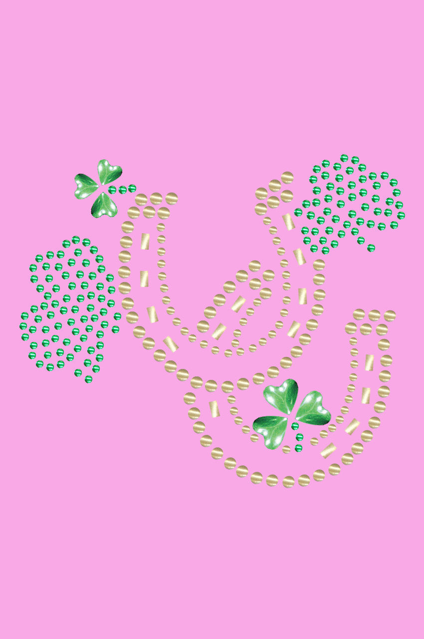 Shamrocks & Horseshoes - Womens T-shirt