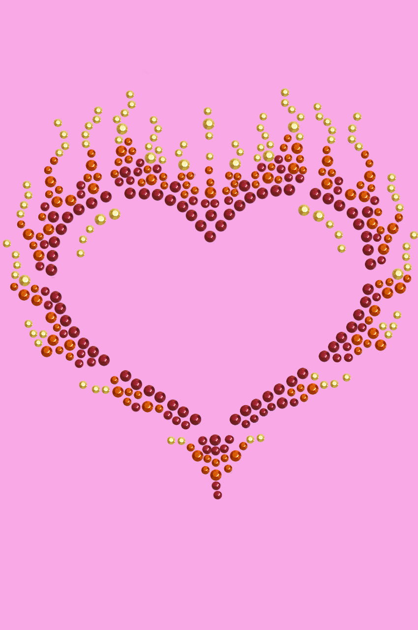 Flame Heart - Womens T-shirt