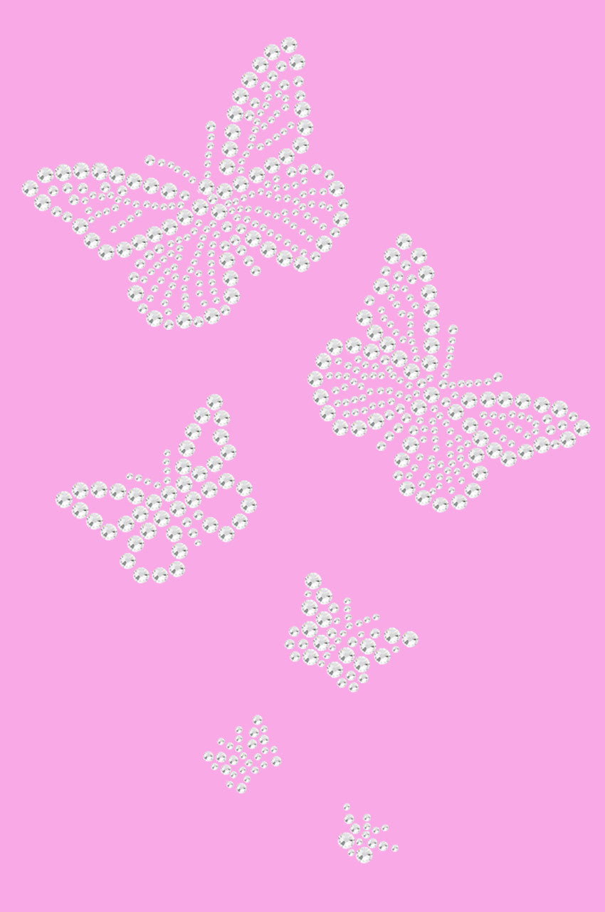 Rhinestone Butterflies - Womens T-shirt