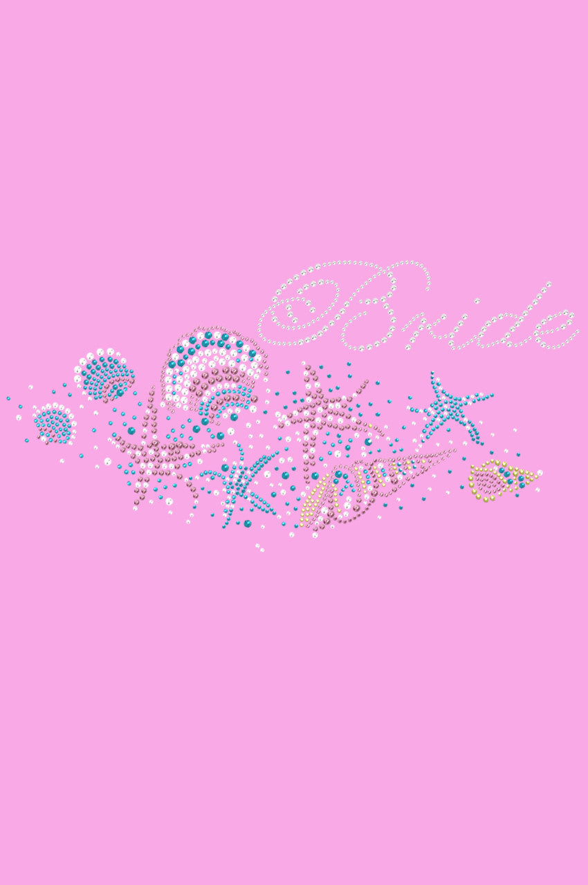 Bride with Seashells- Womens T-shirt