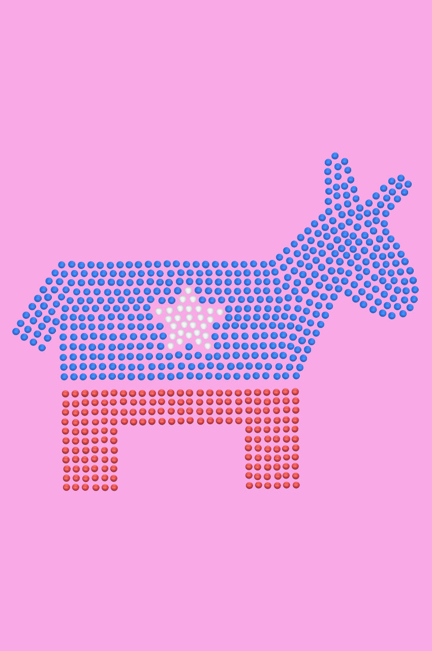 Patriotic Donkey - Womens T-shirt