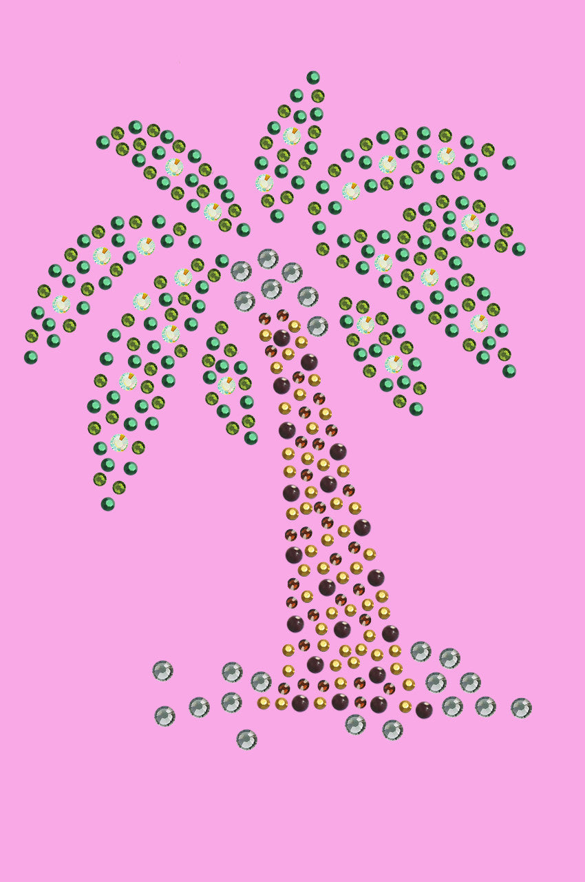 Palm Tree (Green) - Womens T-shirt