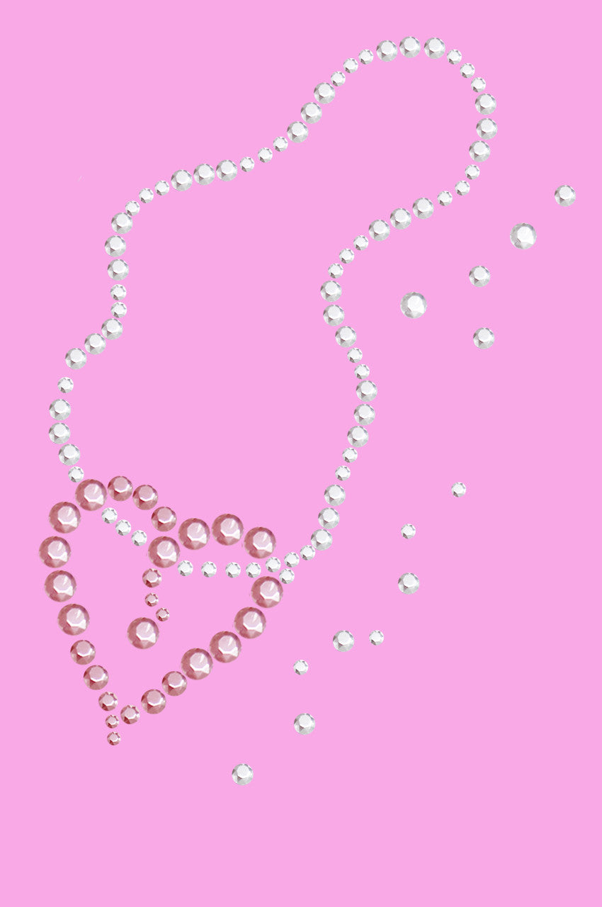 Heart Necklace - Womens T-shirt