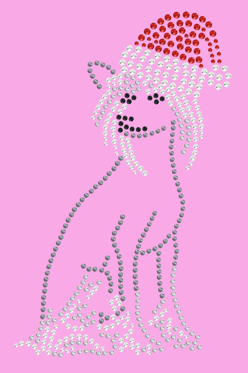 Chinese Crested with Santa Hat - Women's T-shirt