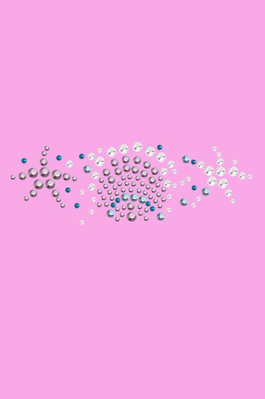 Sea Shells (Small Rhinestone) - Womens T-shirt
