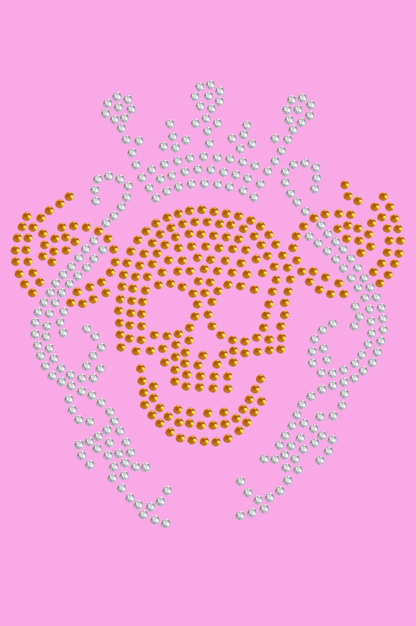 Gold Skull with Crown - Women's T-shirt