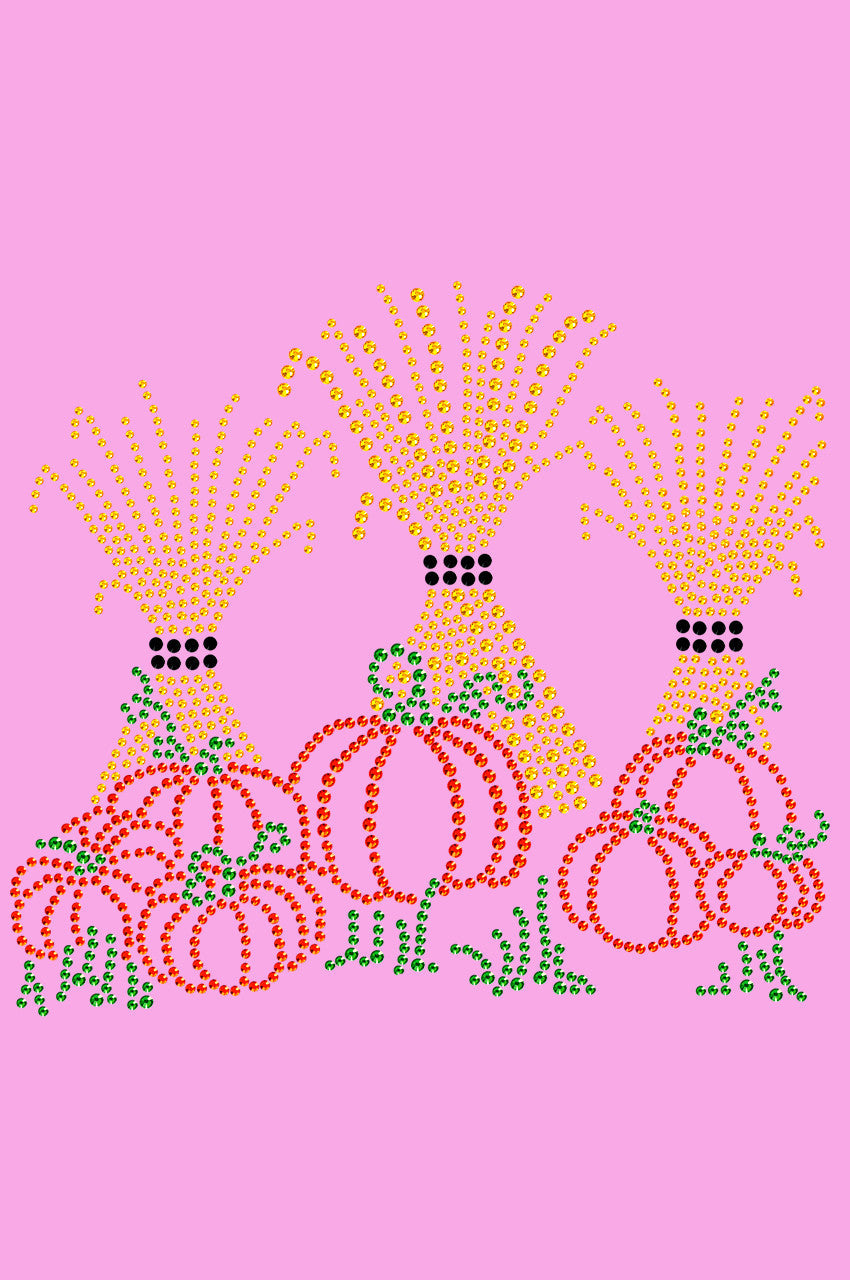 Hay Stacks & Pumpkins - Womens T-shirt