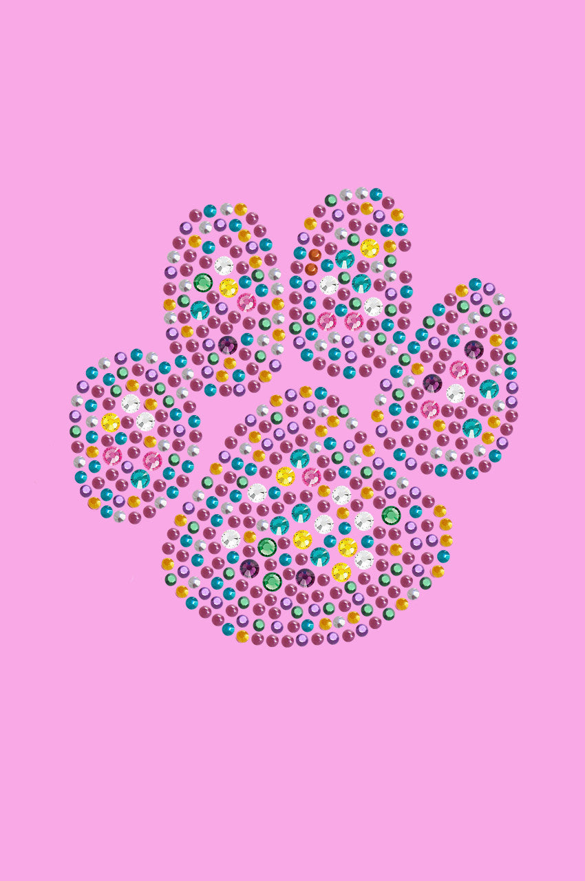 Multicolor Paw - Womens T-shirt