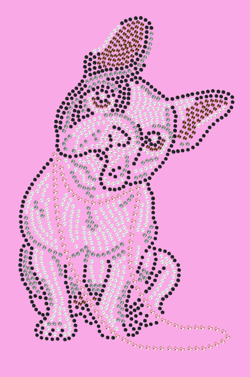 French Bull Dog with Necklace - Womens Tee