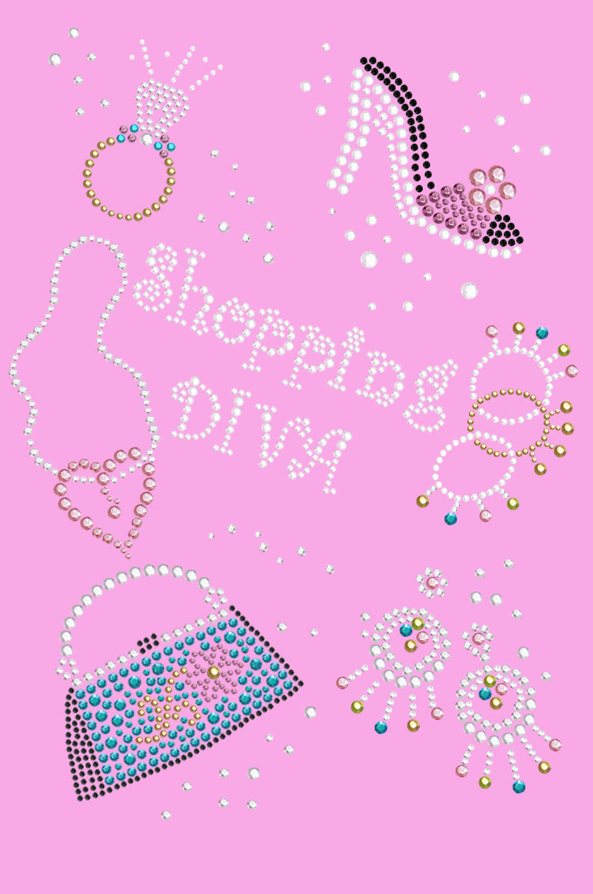 Shopping Diva - Womens T-shirt