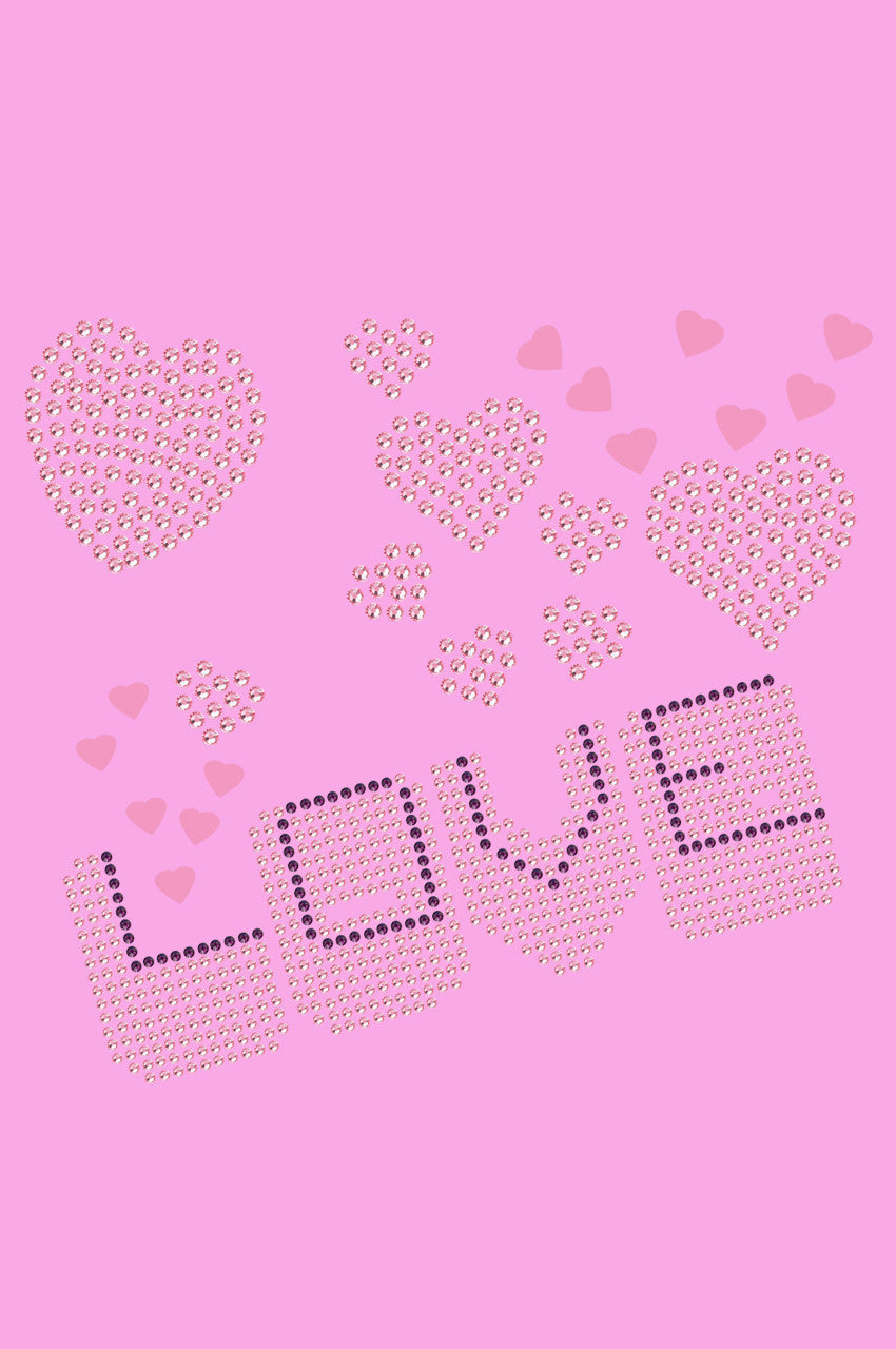 Love Pink & Purple - Womens T-shirt