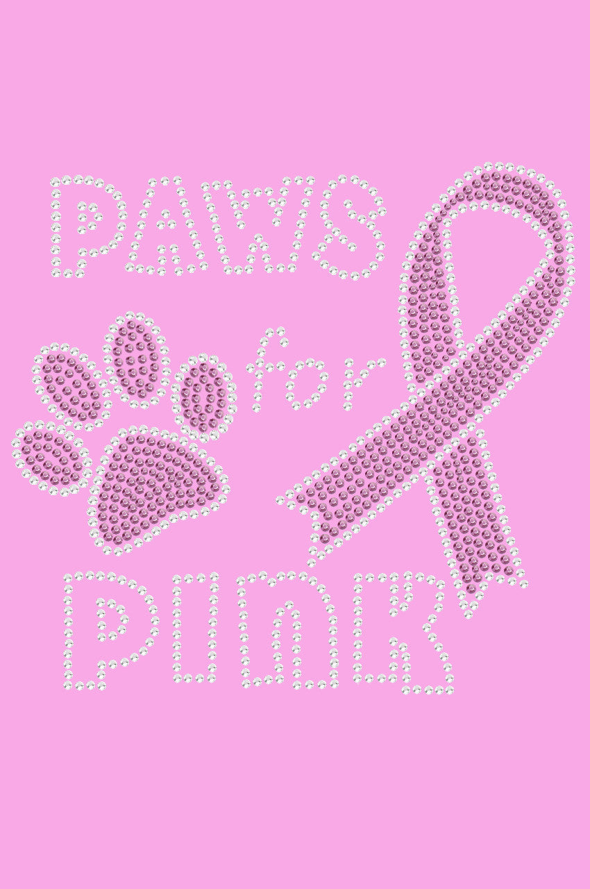 Paws for Pink - Womens T-shirt