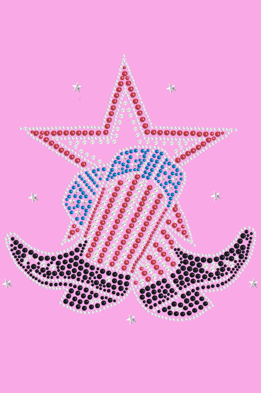 Boots with Star - Womens T-shirt