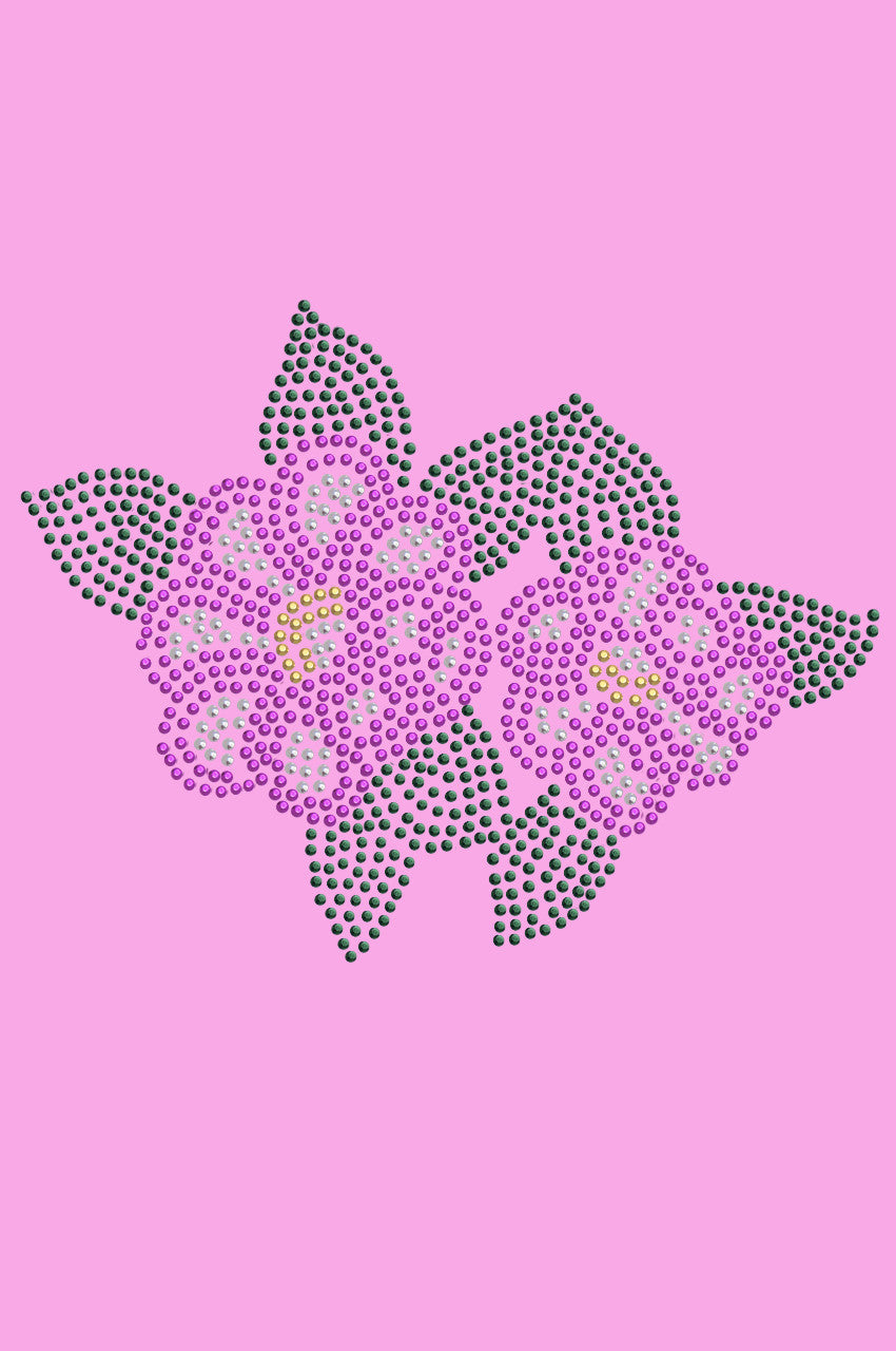 Magenta Flowers - Womens T-shirt