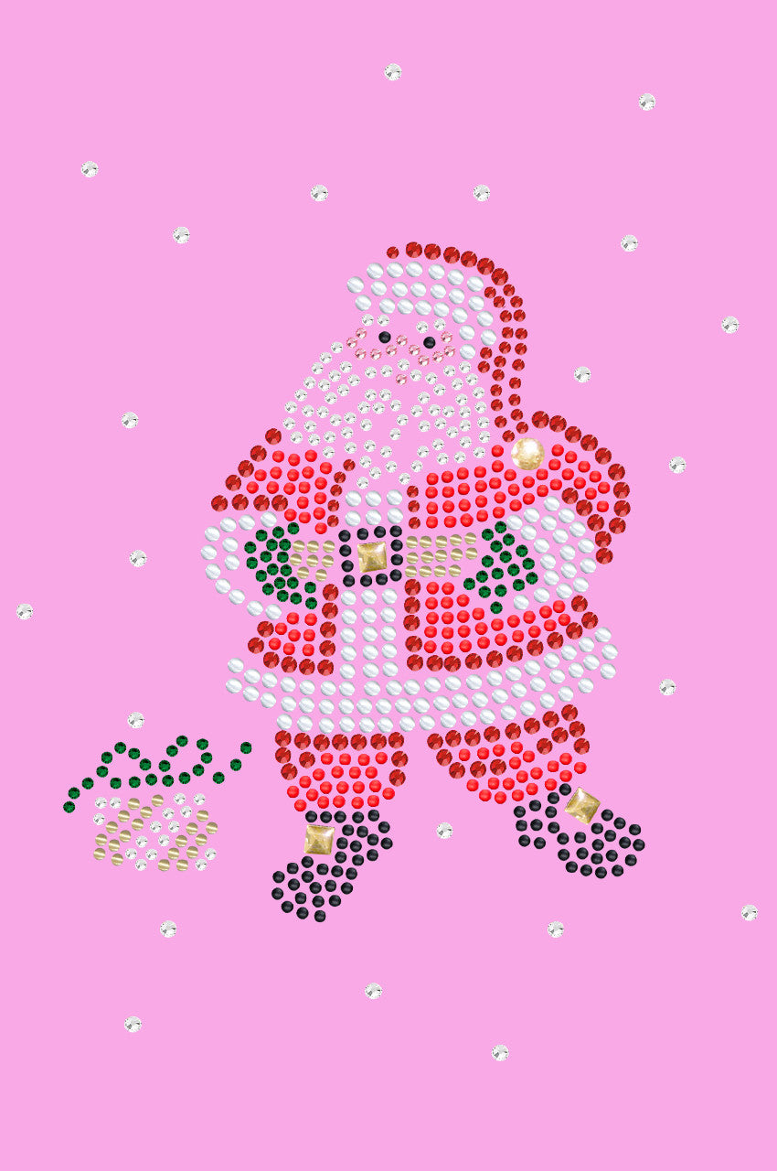 Santa with Snowflakes - Women's T-shirt