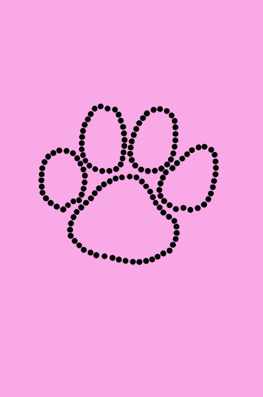 Paw (Black Nailheads) - Womens T-shirt