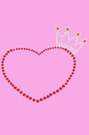 Heart with Crown - Womens T-shirt