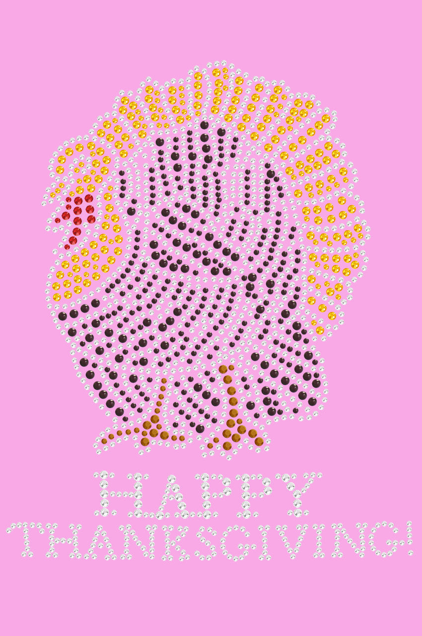 Happy Thanksgiving Turkey 1- Womens T-shirt