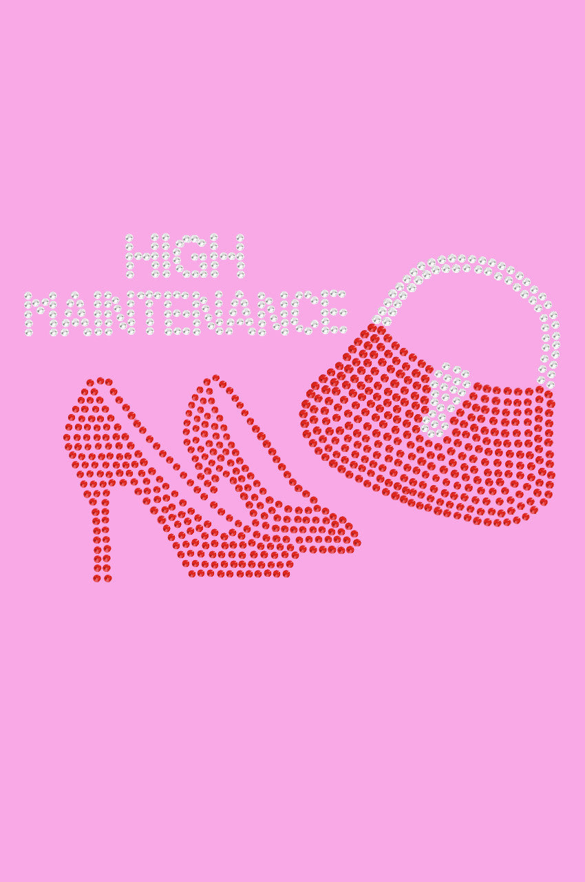High Maintenance Red Heels & Purse - Womens T-shirt
