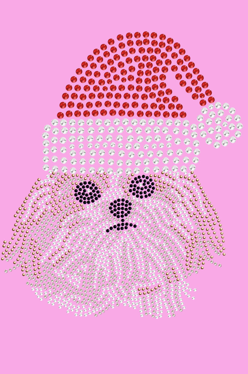 Shih Tzu with Santa Hat - Womens T-shirt