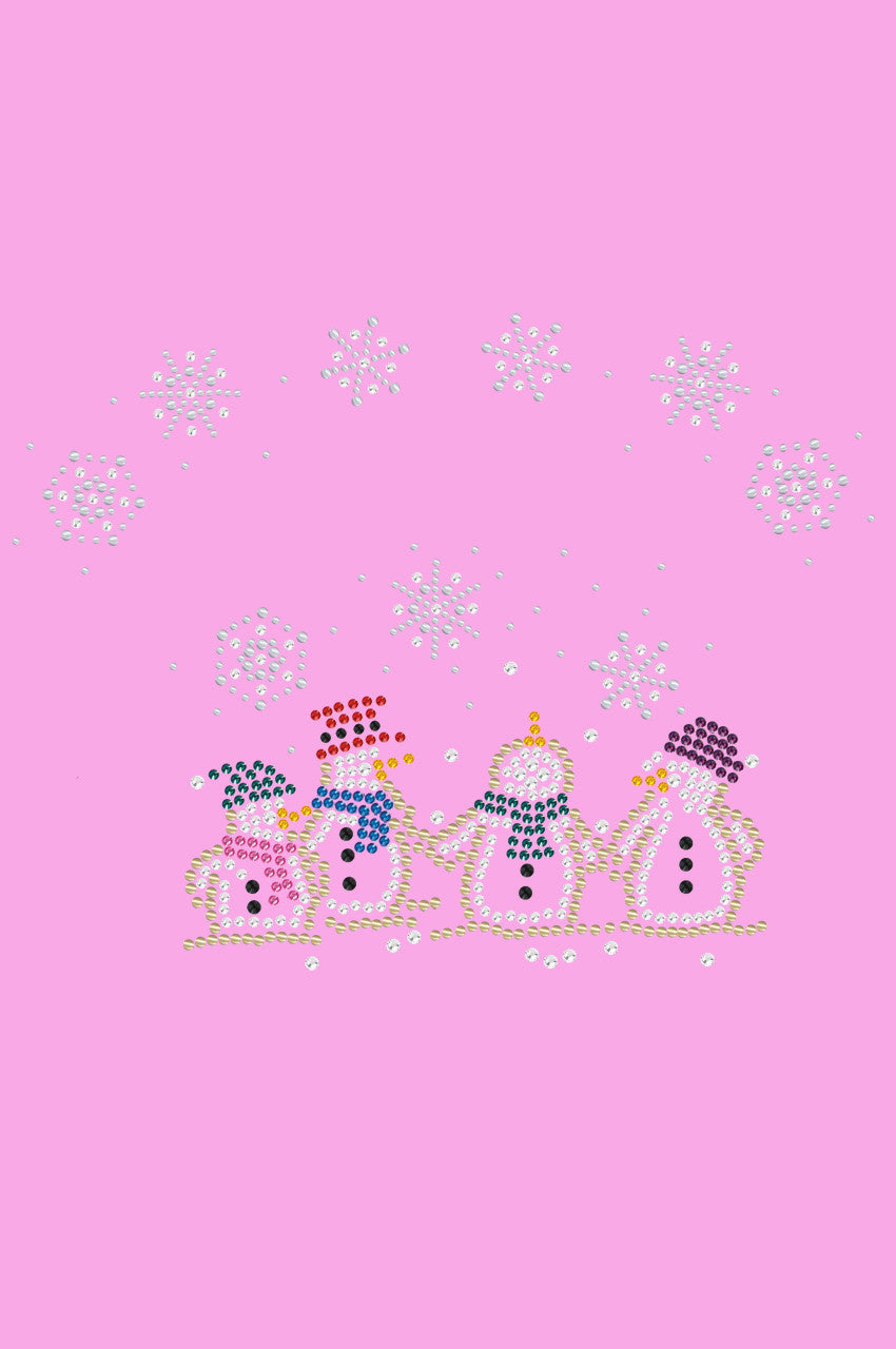 Snowman Family - Womens T-shirt