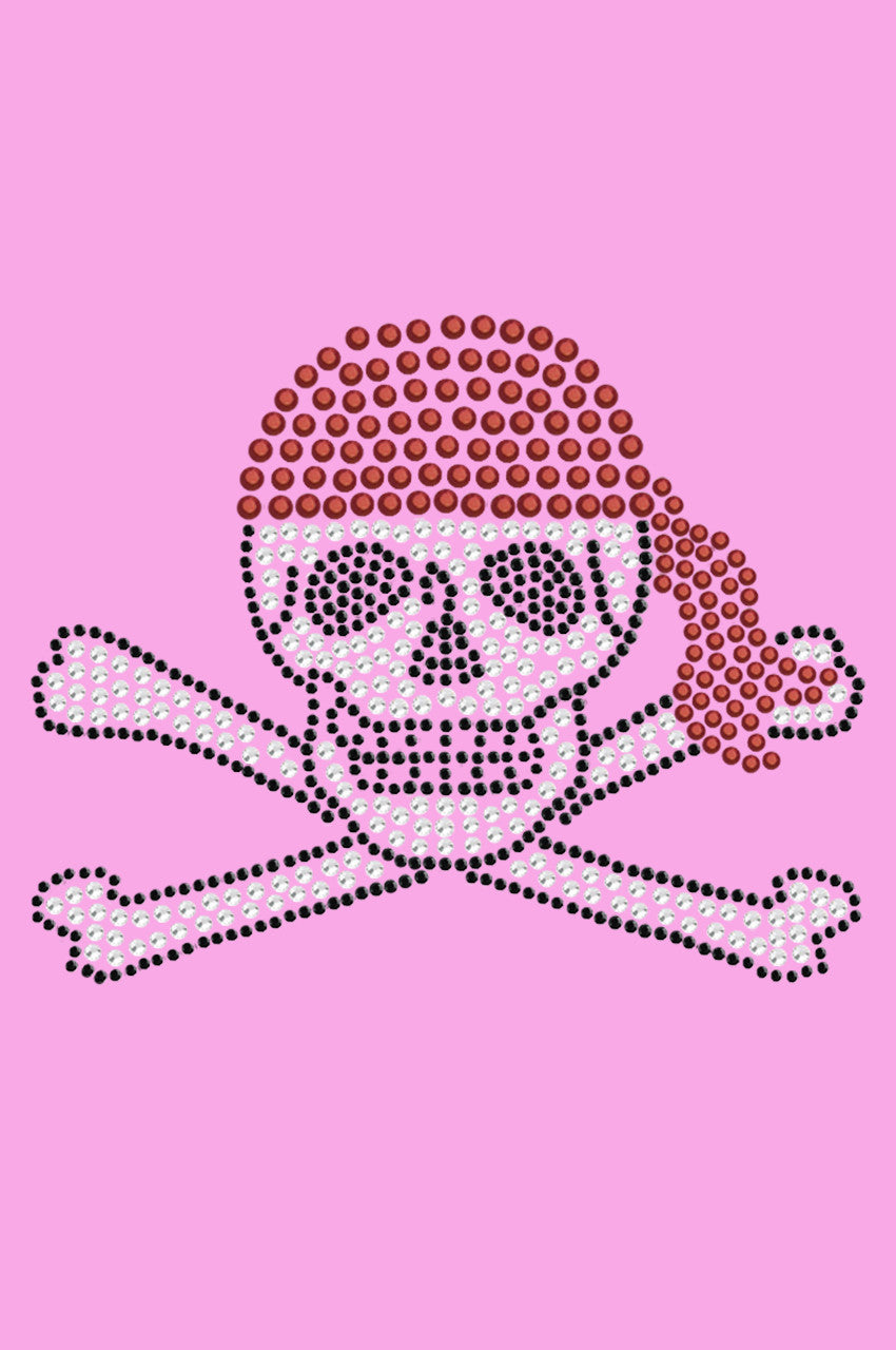 Skull with Red Bandanna - Womens Tee