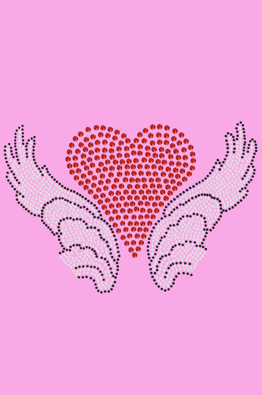 Heart with Wings 2 - Womens T-shirt