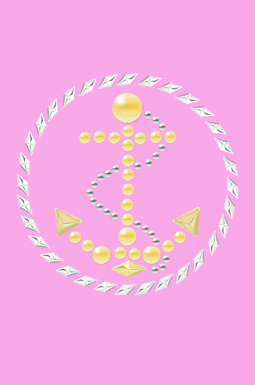 Anchor Circle (Nailhead) - Women's T-shirt