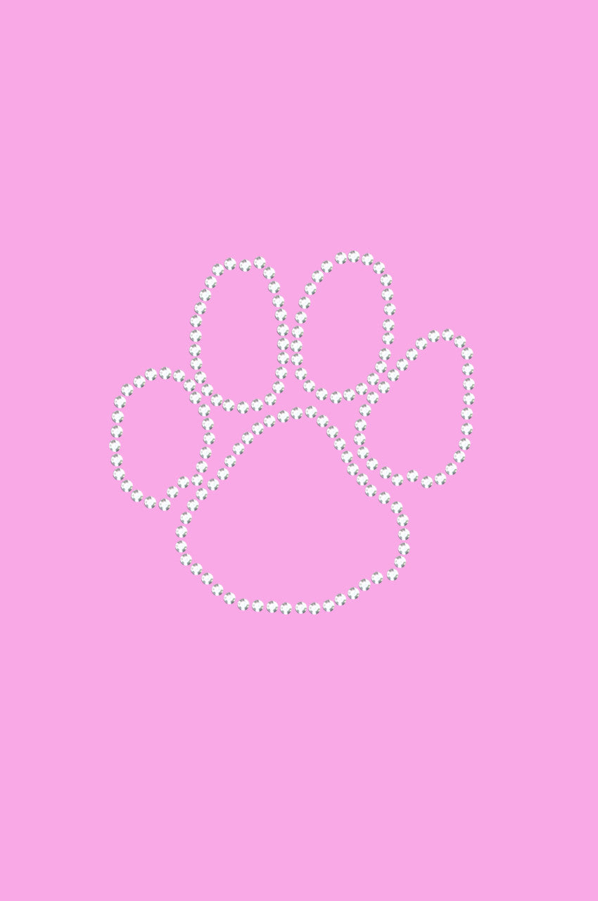 Paw (Rhinestone Outline) - Women's T-shirt