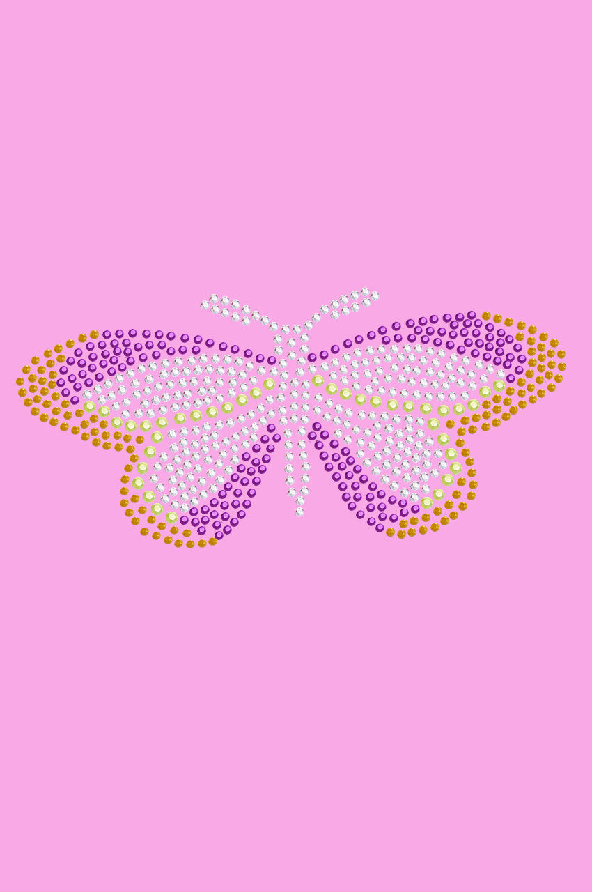 Magenta Butterfly - Womens T-shirt